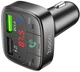 FM трансмиттер модулятор HOCO E59 для автомобиля быстрая зарядка 3.1A Bluetooth 5.0 воспроизведение музыки - изображение 2