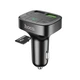 FM трансмиттер модулятор HOCO E59 для автомобиля быстрая зарядка 3.1A Bluetooth 5.0 воспроизведение музыки - изображение 3