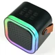 Беспроводная колонка караоке с двумя микрофонами 10 Вт Bluetooth USB черный K12 - изображение 4
