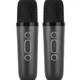 Беспроводная колонка караоке с двумя микрофонами 10 Вт Bluetooth USB черный K12 - изображение 9