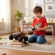 Машинка на радиоуправлении вездеход с пультом USB 50 м 27Mhz аккумулятор Li-Ion черный масштаб 1:24 для детей от 3 лет - изображение 4