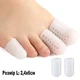 Захисний ковпачок від натирань та мозолів. Дихаючий напальчник на пальці ніг та рук розмір L колір білий 1 пара - зображення 1