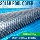 Солярное покрытие Aquaviva Platinum Bubbles Gray, рулон 6*30 м, 500 мкн, цена за 1 м.кв - изображение 4