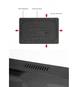 Часы Deepfox DS-6667 LED цифровые электронные настенные Будильник Дата Температура Влажность 33х22см оранжевый - изображение 9