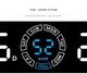 Часы Deepfox DS-6667 LED цифровые электронные настенные Будильник Дата Температура Влажность 33х22см оранжевый - изображение 10