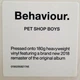 Pet Shop Boys - Behaviour. (180 грамм, Альбом, Переиздание, Ремастеринг) - изображение 5