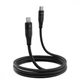 Кабель Proove Soft Silicone Type-C to Lightning 27W (1m) black - зображення 6