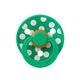 Соска пустышка BIBS Polka Colour Latex круглая 6-18 мес Cactus / Petal - изображение 1