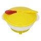 Тарелка на присоске с термоложкой и крышкой MGZ-0101(Yellow) 250 мл - изображение 1