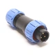 Промисловий роз'єм SP13-3-M-L / 3 pin male на дріт тато / під гвинт / IP68 / 3 контакти - зображення 1