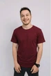 Футболка універсальна бавовна 100% БОРДОВИЙ, р.2XL - зображення 1