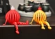Декоративная Елочная Игрушка Christmas Ornament With Articulated Legs 3Д Печать Красный 10 См - изображение 5