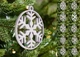 Набор Елочных Шаров Снежинка Christmas Ornament Ball Decoration Snowflake 3Д Печать Белый 7 См - изображение 3