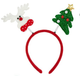 Обруч новорічний “Олень і Ялинка” | Christmas Headband “Deer & Tree” - зображення 1