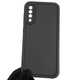 Чехол силиконовый Soft Touch для Samsung Galaxy A50 (SM-A505F) черный (Полная защита камеры) - изображение 2
