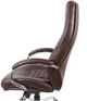 Кресло АКЛАС Луизиана MB (GB-242CC) (Кожа LC-K Dark brown/PU Dark brown) - изображение 9