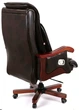 Кресло АКЛАС Галахад EX RL (Кожа LC-K Dark brown/PU Dark brown) - изображение 5