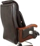 Кресло АКЛАС Галахад EX RL (Кожа LC-K Dark brown/PU Dark brown) - изображение 13