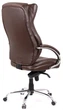 Кресло АКЛАС Бадалона CH MB (Кожа LC-K Dark brown/PU Dark brown) - изображение 5