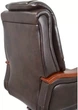 Кресло АКЛАС Тристрам EX RL (Кожа Lux LC-K Dark brown/PU Dark brown) - изображение 15