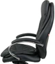 Крісло АКЛАС Валенсія Soft CH MB (Шкіра LC-A Black/PU Black) - зображення 9