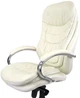 Крісло АКЛАС Валенсія Soft CH MB (Шкіра Lux LC-W White/PU White) - зображення 7