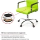 Кресло АКЛАС Кап FX СН TILT (PU Lime green) - изображение 9