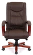 Крісло АКЛАС Артур EX MB (Шкіра LC-K Dark brown/PU Dark brown) - зображення 2
