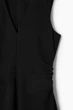 Сукня жіноча COS gathered asymmetric midi dress 1223501001 L Чорний - изображение 10