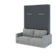 Шафа-ліжко-диван "MIRA SOFA NEW -140" Антрацит - изображение 2