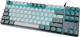 Игровая клавиатура проводная Aula F3287 Keycap KRGD Blue USB UA Grey/White - изображение 1