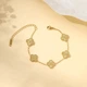 Браслет Van Cleef золотого цвета - изображение 2