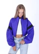 Вітровка 020425 В фіолетовий з чорним HM5050 Reebok XL(р) - изображение 1