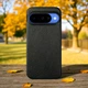Кожаная накладка Stenk Cover для Google Pixel 10 Чёрная (79969) - изображение 1