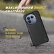 Кожаная накладка Stenk Cover для Realme GT 8 Pro Чёрная (80345) - изображение 5