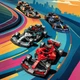Конструктор Sembo Block Болід F1 Червоний (252 деталі) - зображення 4