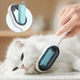 Щётка для вычесывания шерсти домашних животных 4в1 Pet Cleaning Comb с массажем и чисткой вещей Голубой - изображение 4