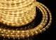 Светодиодная гирлянда-шланг Xmas Rope light для новогоднего декора улицы, 10м, свет LED - Теплый белый, гибкая влаго/морозоустойчивая лента дюралайт, от сети 220В - изображение 6