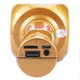 Микрофон диско караоке беспроводной с bluetooth динамиком детский светящийся Wster WS-1816 Gold Золотой - изображение 3