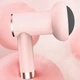 Мышечный массажёр перкуссионный беспроводной Fascial Gun Vibro Head 6 режимов, 5 насадок Розовый - изображение 4
