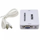 Переходник с HDMI на VGA Usams Converter Mini видео адаптер Full HD для ноутбука конвертер на телевизор, монитор, проектор - изображение 7