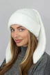 Шапка з довгими вушками Банні Біні 7259 біла - зображення 4