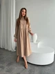 Жіноче вельветове плаття з довгим рукавом - зображення 3