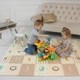 Комплект столик детский со стульчиком POPPET Мультивуд Грейси 3 в 1 + конструктор Крутые виражи с горкой (PP-SET-010GR-04) - изображение 3