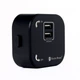 Розетка трекова подвійна USB 2.4 А, Unique Elegance Pandora Black (EH-PT-002B) - изображение 2