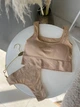Женский комплект нижнего белья без косточек Нейлон XL Бежевый (do2473/2) - изображение 2