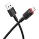 Кабель USB Borofone BX110, MicroUSB, 2.4A, 1m, Черный - изображение 2