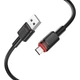 Кабель USB Borofone BX110, MicroUSB, 2.4A, 1m, Черный - изображение 3