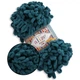 Alize Puffy Fine NEW, Кобальт №330 (100г/14м) плюшевая нитка с готовыми петлями для вязания руками пледа игрушек и балаклавы, Ализе Пуффи Файн - изображение 1