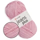 YarnArt Jeans Plus, Розовый №36, хлопок с акрилом, 100 г /160 м, толстая пряжа, для одежды, пледов, игрушек, Ярнарт Джинс Плюс - изображение 1